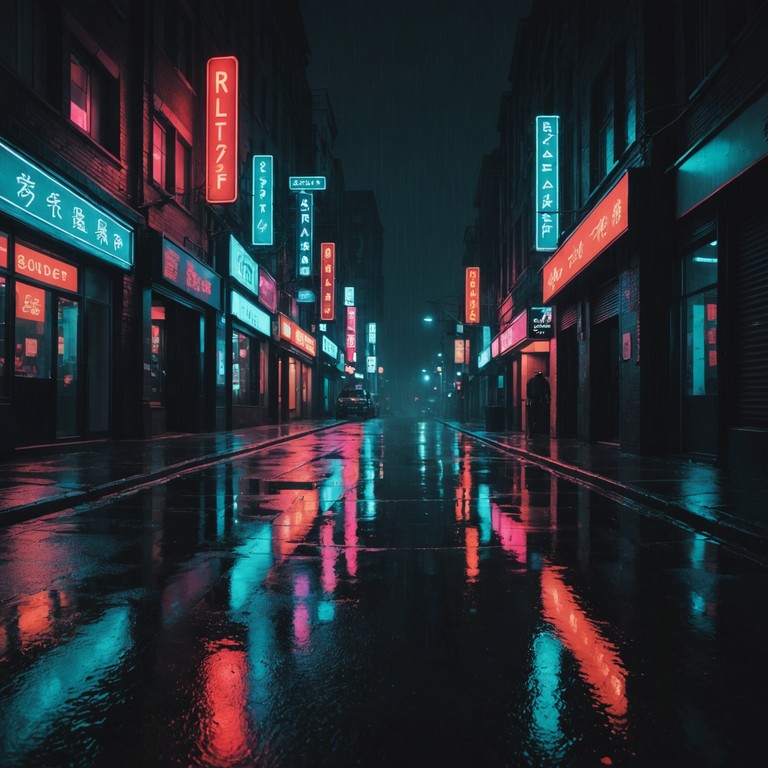 Combining the brooding atmosphere of dark music with the rhythmic beats of uk jack swing, this composition encapsulates the essence of city nightlife, contrasted by deep shadows and vibrant street lights. The track weaves a narrative of urban exploration through its pulsating rhythms and immersive soundscapes, perfect for a reflective yet energetic night drive.