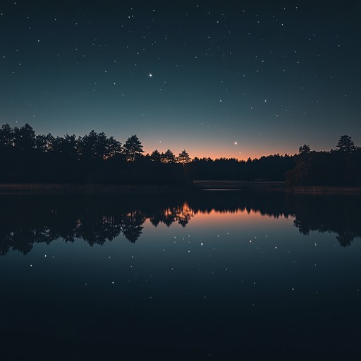 A soothing instrumental drum and bass track with gentle rhythms and atmospheric sounds, creating a tranquil ambiance reminiscent of stargazing on a calm night.