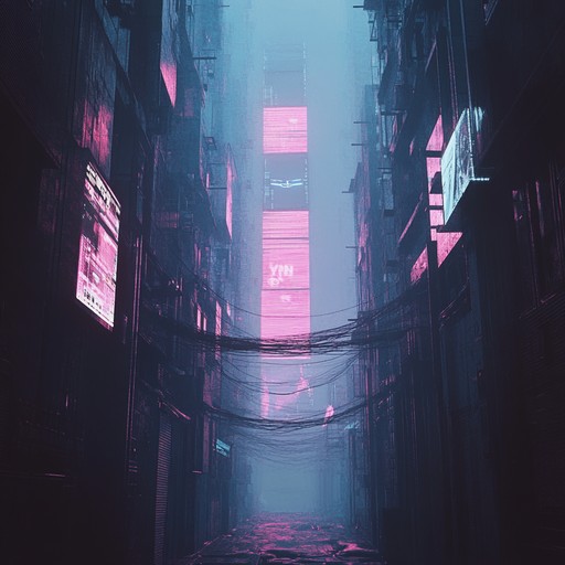 Feel the heartbeat of a digital underworld with this electro cyberpunk track, blending driving synth pulses and gritty urban textures to create a vivid depiction of a future world's nocturnal life.