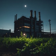 industrial beats meet eerie melodies.