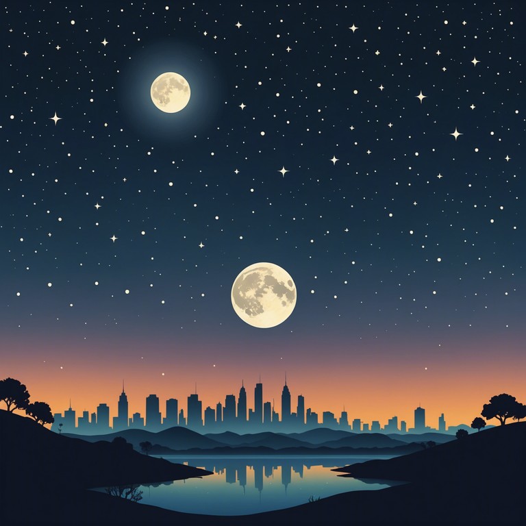 Imagine a city at night, bathed in the soft glow of the moon, quiet streets whispering stories of the day. This track encapsulates the serenity of an urban scape at rest, with gentle, soulful tunes played on a saxophone. The music flows like a calm river, blending elements of jazz and soul to create a backdrop perfect for relaxation or introspective moments.