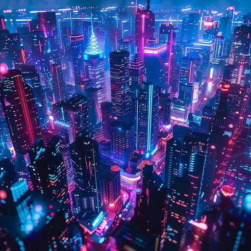 Dive into a night time world, where dark beats and shimmering synths create a futuristic, vibrant sonic pulse. This instrumental piece juxtaposes shadowy undertones with energetic bursts, evoking a surreal urban landscape. Perfect for an electrifying, otherworldly experience.