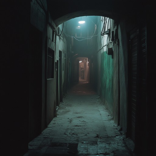 Explore the shadowy corners of a forgotten city alley through haunting ambient sounds, creating an atmosphere of solitude and hidden mysteries. The track captures the eerie quiet and the sense of being watched, invoking images of cracked pavements, dim streetlights, and the soft rustle of unseen movements.