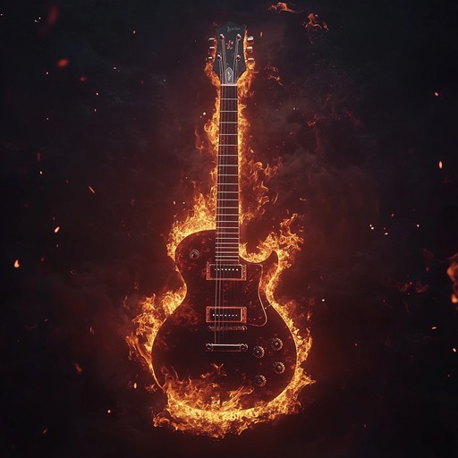 An adrenaline pumping instrumental track featuring aggressive guitar solos, pounding drums, and driving bass lines, capturing the essence of raw energy and power that propels listeners into an electrifying sonic journey.