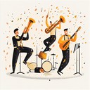 uplifting and energetic big band for triumphant moments