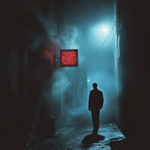 An instrumental journey through eerie synth layers and pulsating basslines, this track builds a foreboding atmosphere that immerses the listener in a dystopian auditory landscape. The composition blends dark ambient elements with driving electronica beats, creating a sound that is both hypnotic and unsettling.