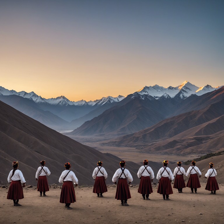 Feel the spirit of the andes as you're immersed in a cumbia that connects past with present. The track merges rich, traditional rhythms with the serene sounds of nature, echoing the depth and beauty of ancient practices.