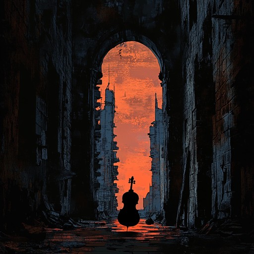 An instrumental composition that weaves gentle, heartfelt melodies with the rich, atmospheric tones of goth music. The piece balances softness and darkness, creating an introspective soundscape that is both soothing and haunting. The cello's warm tones lead the listener through a journey of emotion and reflection, enveloped in a serene yet mysterious ambiance.