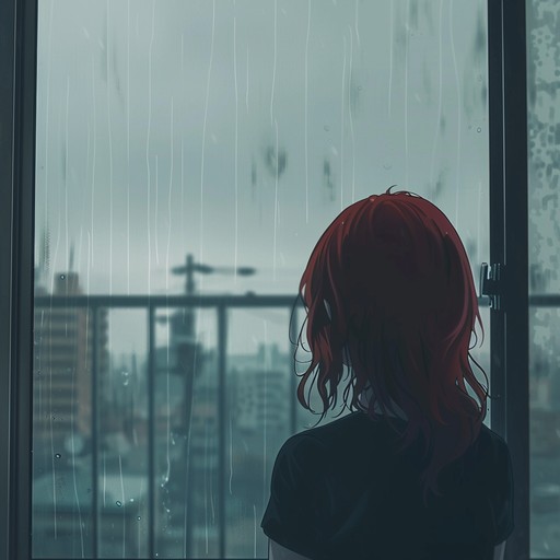 A gentle piano melody that weaves through a reflective, melancholic story, reminiscent of rainy anime scenes. The sound is calm yet filled with an underlying sadness, capturing the essence of longing and nostalgia, painting a dreamlike, emotional narrative.