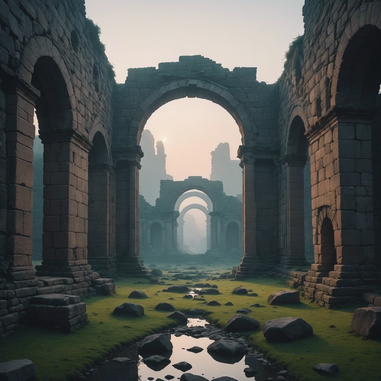 This composition captures the haunting beauty of ancient ruins through delicate string arrangements, evoking a sense of timeless wonder and introspective solitude. The neoclassical piece combines subtle dynamics and intricate harmonies to transport listeners to a forgotten era cloaked in mystery and elegance.