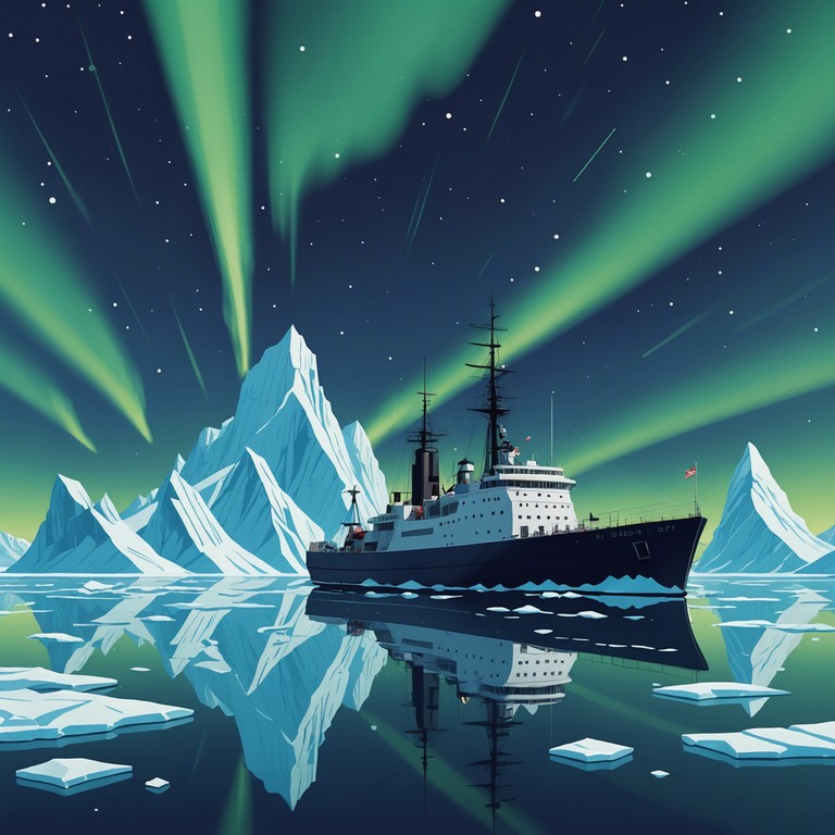 This track captures the majestic and harsh life at sea in the russian navy, using traditional instruments to evoke the spirit of sailors navigating icy waters. A dramatic melody conjures images of vast, open seas and the relentless pursuit of maritime prowess. Anchor your senses in the profound depths of naval history, resilience, and the chilling cry of the arctic wind.