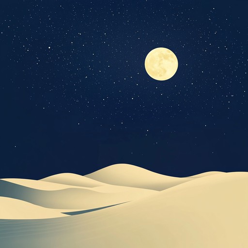 A serenely enchanting smooth jazz piece that captures the mystique of a moonlit desert dance. With celestial undertones and airy melodies, it melds earthly and cosmic elements for a unique listening experience.