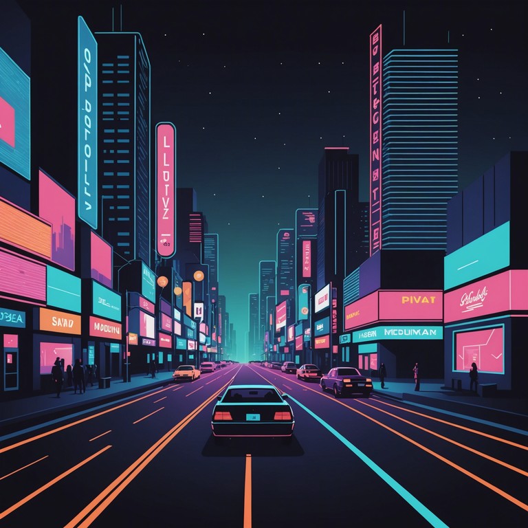 This track embodies the journey through a neon lit cyberpunk cityscape, where digital and organic sounds blend to create a mind bending auditory experience. Ethereal synths provide a backdrop for unexpected, glitchy breaks, simulating the chaotic elegance of a futuristic urban night. The music dynamically shifts from soothing to exhilarating, reflecting the ever changing heartbeat of this digital world.