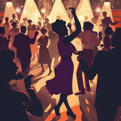 Dive into an invigorating swing piece that celebrates the joyous essence of liberated dance. The lively trumpet leads a big band ensemble, creating an infectious rhythm that fills you with energy and elation. Ideal for uplifting moods and encouraging unrestrained dance.