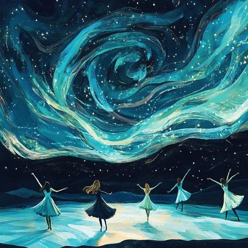 A captivating instrumental waltz that evokes the euphoria of dancing beneath swirling celestial skies, blending classical orchestration with modern harmonies to create an atmosphere of joy and wonder