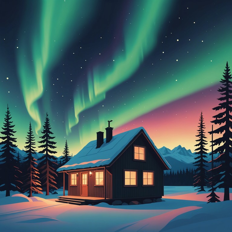 A song crafted as a heartfelt homage to the finnish winter, echoing with the rhythms of the northern lights visible through the lens of suomipop. An upbeat and heartwarming track that captures the magic and unique beauty of finland's winter nights