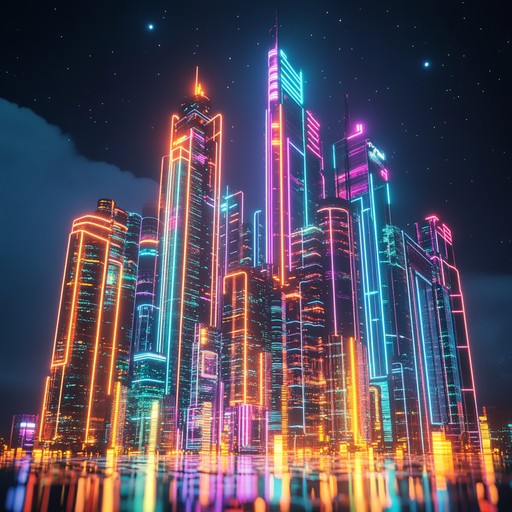 Experience a burst of energetic chillwave rhythms that transport you through neon lit city streets after dark, combining lush synths with driving beats for an immersive journey.