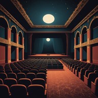 eerie calm in historic theater hall