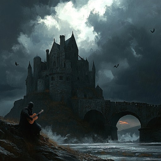 An instrumental piece featuring a haunting lute that creates a menacing atmosphere reminiscent of medieval times. The melody weaves through dark castles and eerie forests, evoking a sense of dread and impending doom.