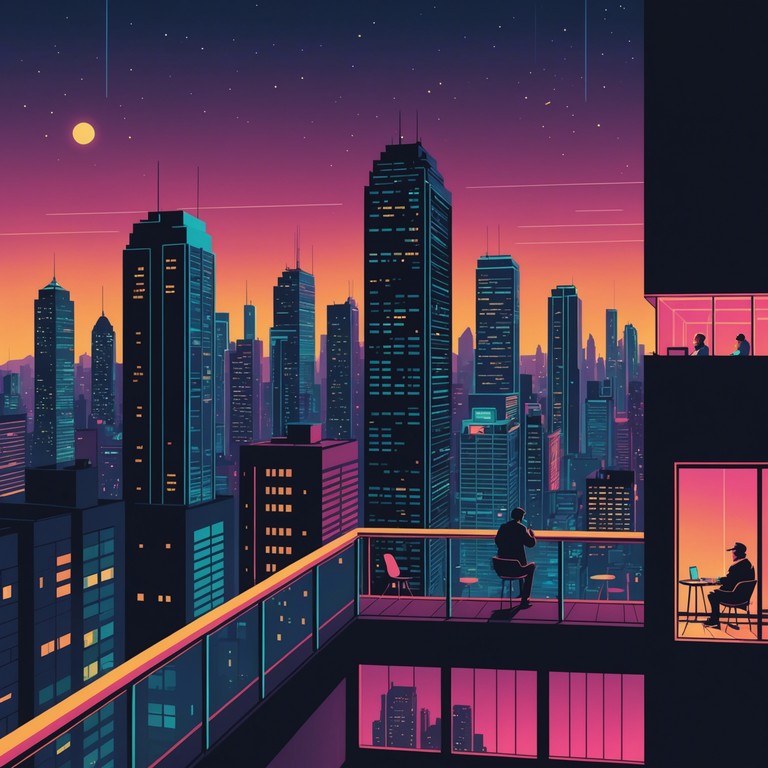 This track combines the vibrant energy of city life with a soulful undercurrent to reflect the deep emotional landscapes found within an animated urban setting. The piece features robust melodic lines that dance over a rich backdrop of harmonies, evoking the bustling life of a city that never sleeps yet harbors quiet, introspective moments beneath its glowing lights.