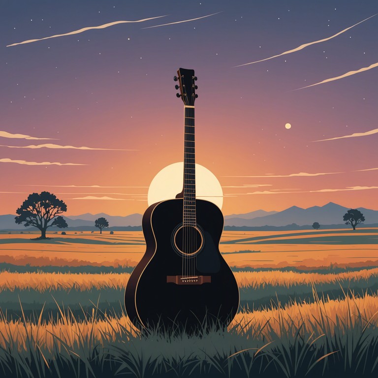 Echoes from the fields is an instrumental exploration into the serene and soulful aspects of the american rural landscape, capturing the essence of peace and nostalgia through its soft and reflective guitar melodies.