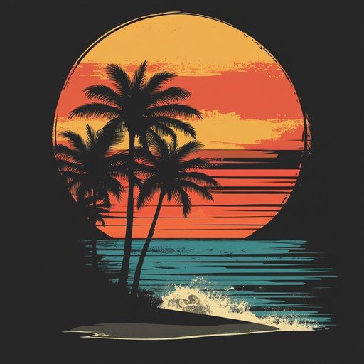 An instrumental gentle mambo piece that captures the serene atmosphere of tropical evenings, with soft rhythms and soothing melodies reminiscent of palm trees swaying under a setting sun.