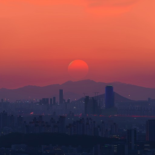 This track captures the essence of an energetic sunset in seoul with modern beats and traditional instrumentation creating a perfect blend of old and new.