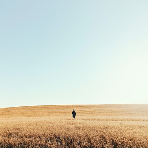 An uplifting instrumental featuring acoustic guitar and gentle wind instruments, evoking the feeling of wandering through sunny meadows