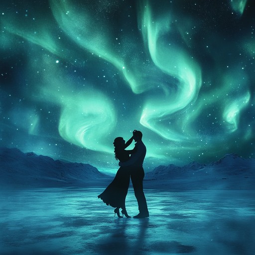 A sophisticated instrumental tango piece that blends traditional tango rhythms with atmospheric sounds inspired by the arctic, capturing the ethereal beauty of the northern lights and the passionate dance amidst the icy expanse.