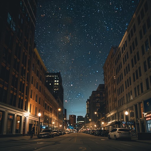 An alluring urban instrumental that blends dreamy synths with subtle urban beats, evoking images of twinkling city lights and starlit skies. The track provides a calming yet captivating auditory experience perfect for late night musings.