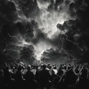 dramatic symphony blending chaos with intense orchestral arrangements