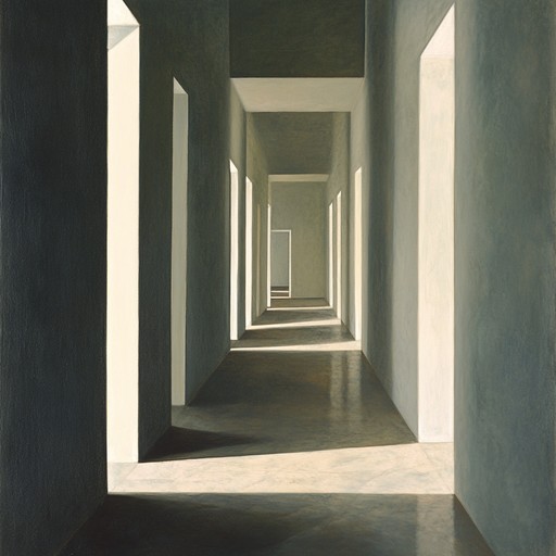 In this composition, every note from the prepared piano adds to the tension, crafting an atmosphere dense with suspense. Quiet, eerie melodies punctuated by sudden, sharp dissonances mimic the feeling of unknown dangers lurking in dim, elongated hallways. The prepared piano, equipped with objects that alter its timbre, produces sounds that are at once familiar yet strangely distorted, crafting a soundscape that is unsettling and eerie