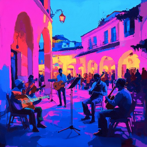 This track seamlessly combines electronic dance elements with traditional bulgarian music, featuring lush synths, driving rhythms, lively accordions, creating a neon soaked cultural fusion. A dynamic journey through sound awaits.