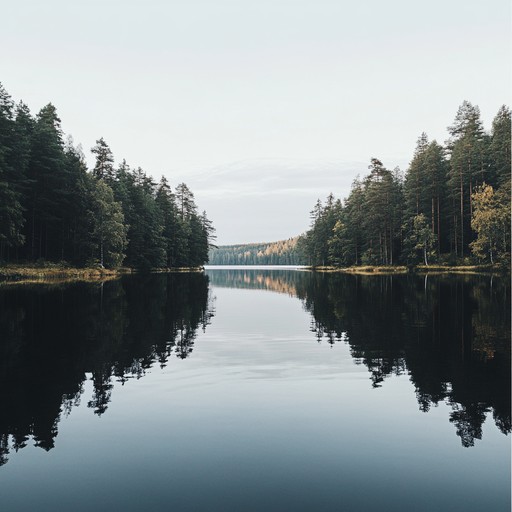 Transport yourself to the serene finnish countryside where midnight sun casts its gentle light over tranquil lakes and verdant forests. This instrumental piece blends soothing synth textures with gentle acoustic guitar, creating a calm and introspective atmosphere perfect for relaxation and reflection.