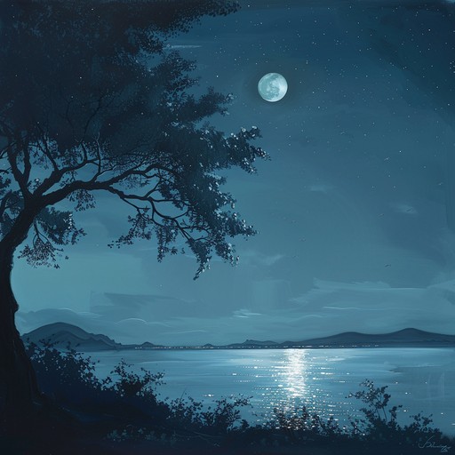 Imagine a moonlit summer night, where the tranquility of the evening is accented by a gentle breeze. This instrumental tune captures that serene moment with a soulful indie vibe. The mellow strumming of an acoustic guitar sets the foundation, while subtle harmonies and ambient sounds paint an introspective and peaceful picture. Ideal for a calm, reflective evening or background music for a poignant scene.