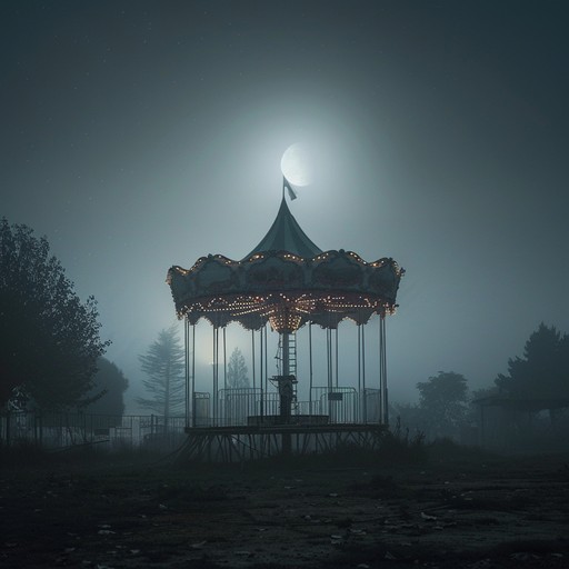 Dive into a dark carnival setting with an eerie polka tune that marries traditional upbeat rhythms with unsettling, haunting overtones. An experience where joy meets dread.