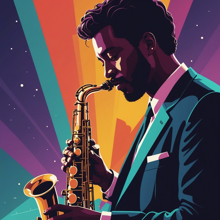 Set in a bustling nightclub brimming with energy, this song utilizes a strong, rhythmic saxophone melody and deep house influences to create a track that's both inviting and intoxicating, perfect for a night of uninhibited dancing.