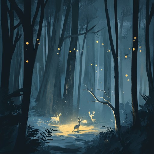 Immerse yourself in a whimsical woodland tale cast in the delicate tones of freak folk. The track weaves together surreal and emotional soundscapes, bringing to life an ethereal forest inhabited by mystical creatures. A blend of acoustic strings and haunting, offbeat melodies evokes a fairy tale like ambiance that is both touching and otherworldly.