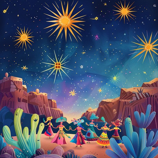 Bring the vibrant and festive atmosphere of a middle eastern dance festival to life with upbeat rhythms, dynamic melodies, and traditional instrumentation. This lively composition will have you feeling the energy and excitement of a bustling desert celebration.