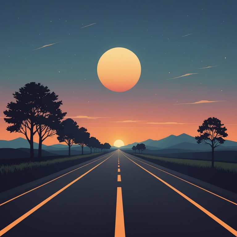 As dusk falls on a forgotten american highway, anxious electric guitar strings weave a tense and unsettling narrative. Each note captures the essence of a landscape both familiar and laden with undertones of uncertainty and suspense. This instrumental piece utilizes the classic americana vibe reimagined through a lens of tension and foreboding, making every strum a step further into the shadows.