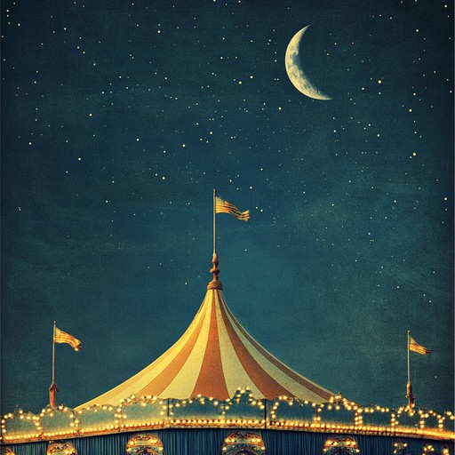 This track invites listeners into a dreamy carnival, featuring a whimsical waltz that glides through nostalgic melodies and enchanting harmonies. Imagine a moonlit carnival with twinkling lights, vintage rides, and colorful tents, all wrapped in a gentle, dream like atmosphere. The piece is led by an enchanting accordion, supported by soft strings, chimes, and subtle percussion, creating a beautiful, serene, and timeless soundscape.