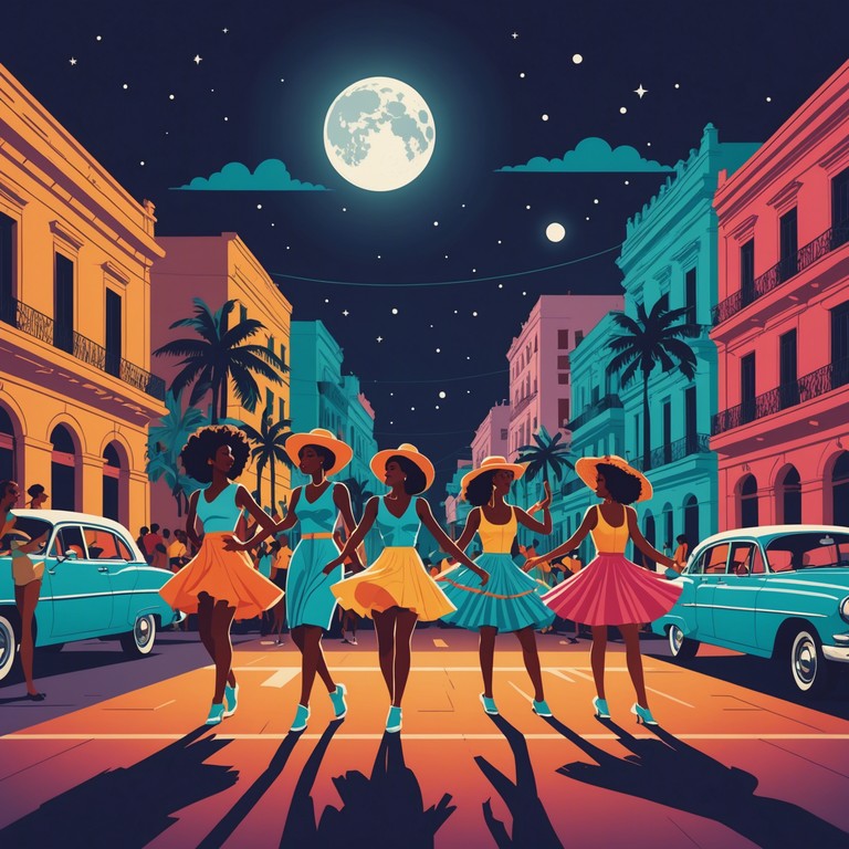 A vibrantly composed piece that embodies the lively streets of havana, infusing traditional afro cuban rhythms with a modern, energetic twist. Perfect for a spirited dance or a cultural celebration, this track features complex percussion and rich melodic lines that evoke the spirit of a moonlit festival in cuba