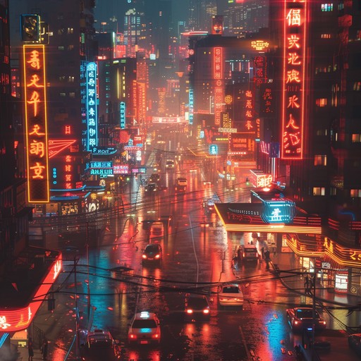 A soulful and groovy instrumental track that takes you through the nightlife of a retro cityscape. With a blend of electric guitar and funky synths, this piece offers an energetic walk down neon lit streets, capturing the vibrant pulse of urban life.