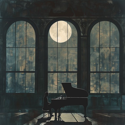 This piece weaves hauntingly beautiful piano melodies with an ethereal orchestral backdrop, transporting listeners through a melancholic yet hopeful soundscape. Each note resonates with a sense of loss and longing, creating a cinematic experience that tugs at the soul.