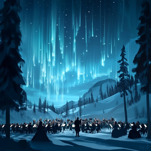 An uplifting and powerful orchestral composition that blends traditional holiday melodies with epic cinematic elements, transporting listeners to a winter wonderland filled with wonder and joy