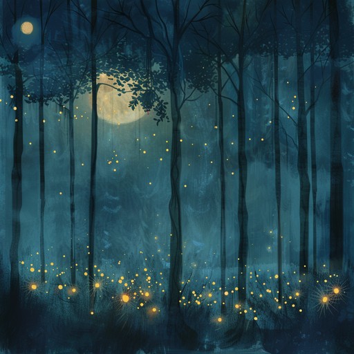 This instrumental piece captures the essence of a mesmerizing night spent in an enchanted forest, where the moonlight filters through the trees and casts a soft glow. The delicate strumming of the guitar, combined with whimsical melodies, creates an otherworldly ambiance perfect for losing oneself in romance. The composition is gentle, with occasional bursts of emotional intensity that mimic the unpredictability of nature and love.