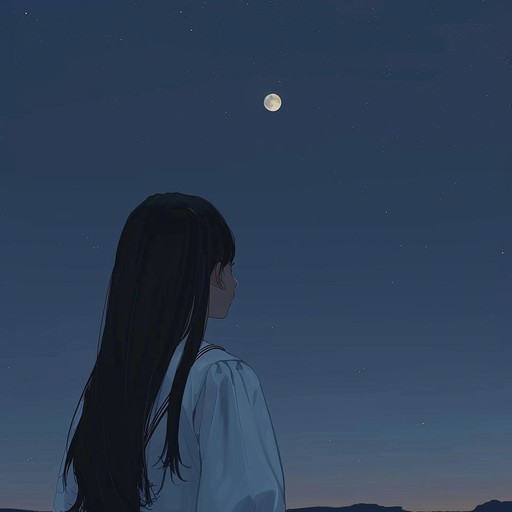 A captivating piece that evokes the feeling of gentle moonlight on a reflective afternoon. The solo flute's soft melodies, complemented by restrained orchestral elements, offer a contemplative atmosphere perfect for introspective scenes in anime.