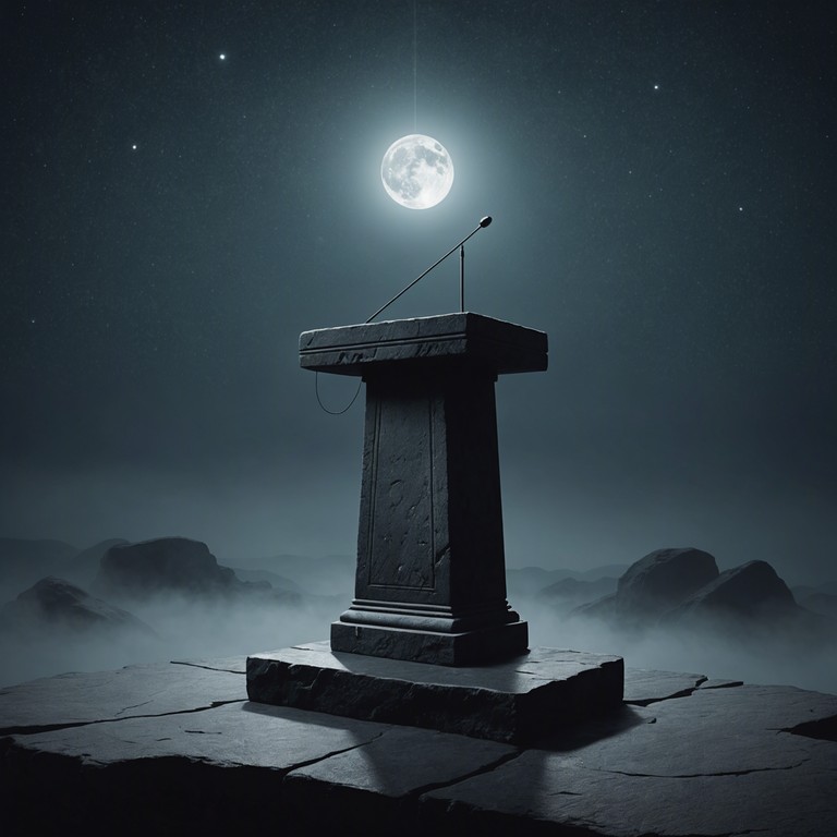 Dive deeper into the heart of a misty moor where each note from the theremin sends ripples through the thick, palpable fog, crafting a soundscape that is as enigmatic as it is haunting. The piece brings forth images of silhouetted figures and whispering winds, masterfully blurring the lines between the serene and the spectral.