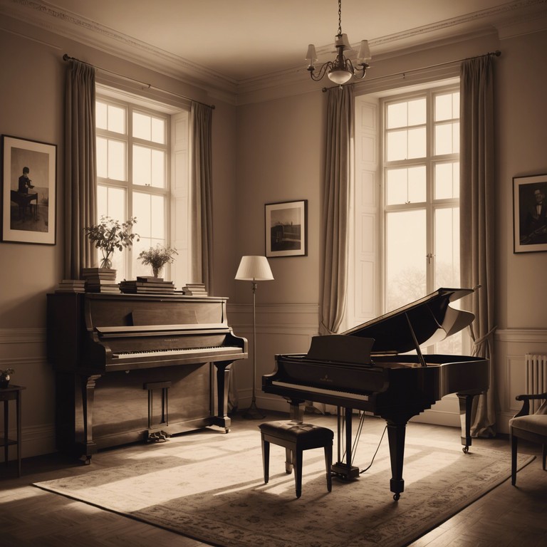 This composition delicately transposes the listener back to the simpler times of the 50s through soft, gentle piano playing, capturing the essence of serene old fashioned life with every note. The piece marries nostalgia with a breath of fresh air, making it timeless.