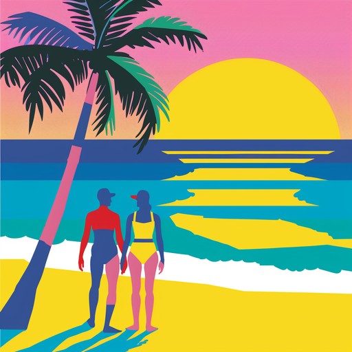 Upbeat synth melodies and bright beats take you on a nostalgic trip through sun drenched, vibrant 80s synthscapes, perfect for carefree summer vibes